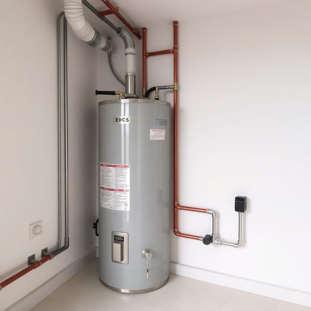 New water heater installation